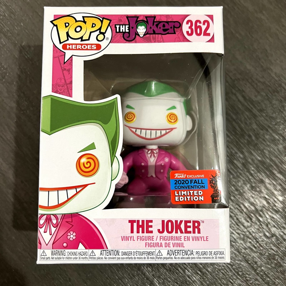 Funko Pop DC Heroes Batman The Joker Beast Cancer Awareness NYCC 2020 Vaulted
